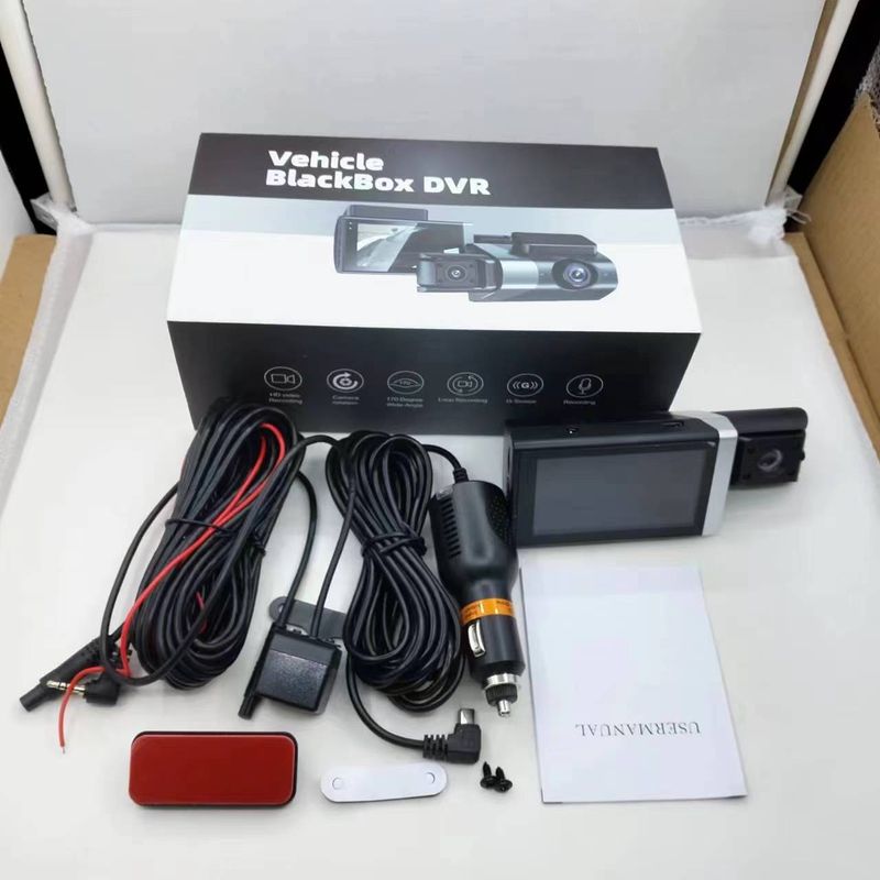 High-definition 1080P three-recording driving recorder multi-lens panoramic parking app interconnected monitoring vehicle camera_autovado.com