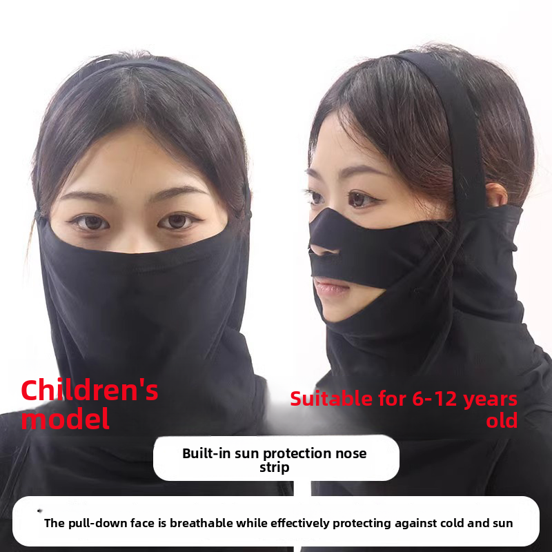 Winter Ski Mask Windproof Snowproof Warm Neck Protection Breathable Quick-dry Cycling Cold-proof Korean Style V-shaped_autovado.com