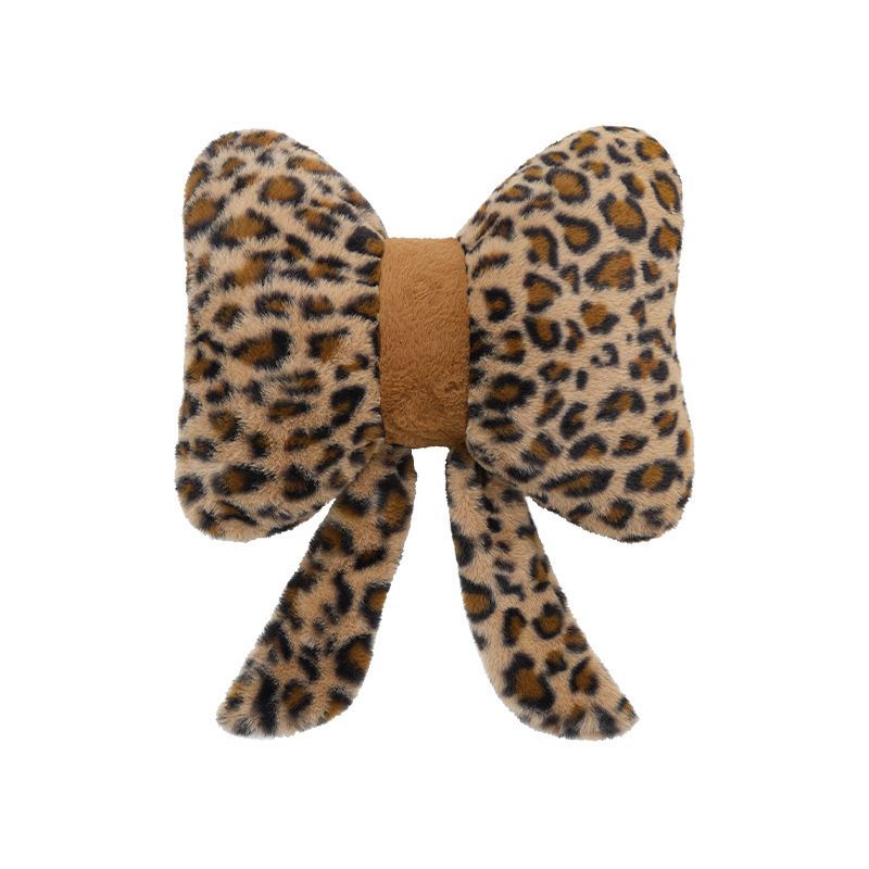 Fashion Print Car Soft Plush Leopard Steering Wheel Cover Winter Women Auto Interior Accessories Seat Pad_autovado.com