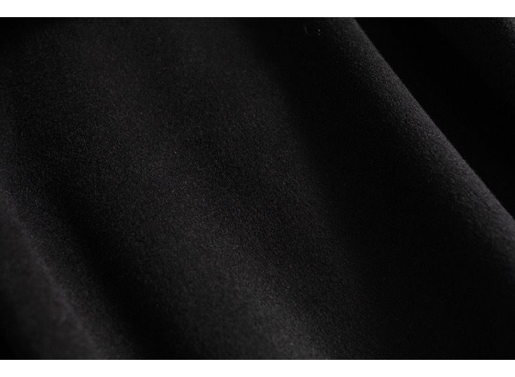 Women's Clothing quality double sided wool coat with hood and short button for women_autovado.com
