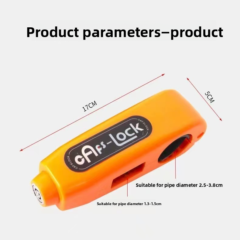Throttle Handlebar Alarm Bicycle Universal Alloy Electric Brake Anti-theft Motorcycle Lock Mountain Bike_autovado.com