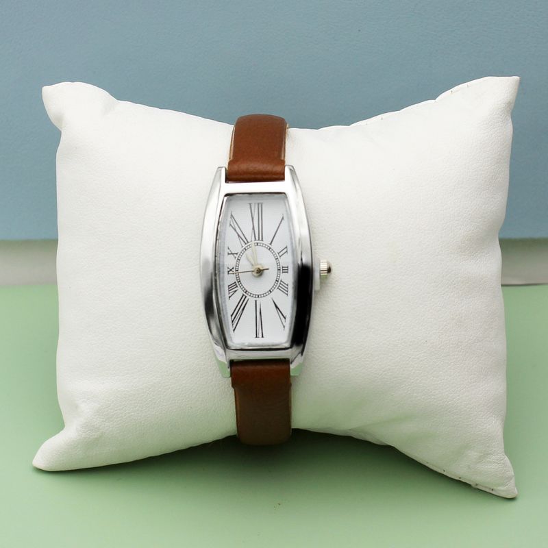 Women's square watch belt quartz watch_autovado.com