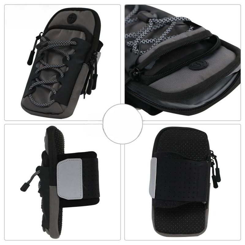 Motorcycle Battery Cover Bag - Durable & Water-Resistant Storage Pouch For Off-Road Bikes (200x90x20mm, Black/Grey)_autovado.com