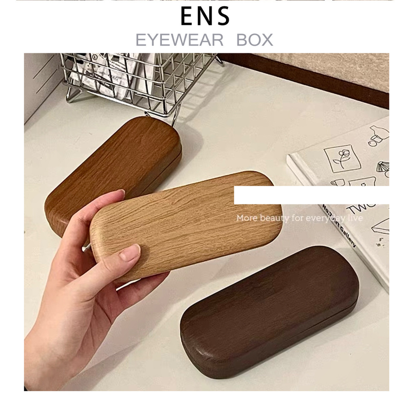 Unisex Vintage portable high-grade sunglasses glasses case ins windproof glasses storage box_autovado.com