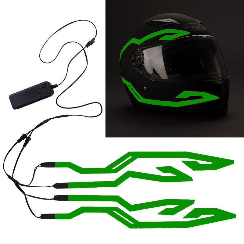 same motorcycle Riding safety LED light strip Motorcycle helmet cold light-emitting_autovado.com