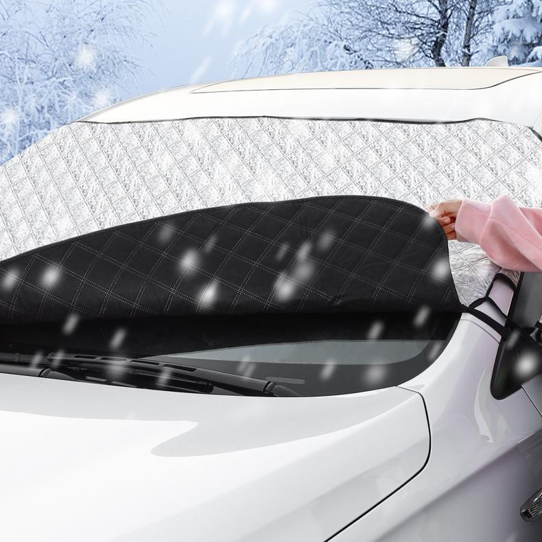 Thickened car frost shield Frost shield Front windshield to protect against winter snow shield_autovado.com