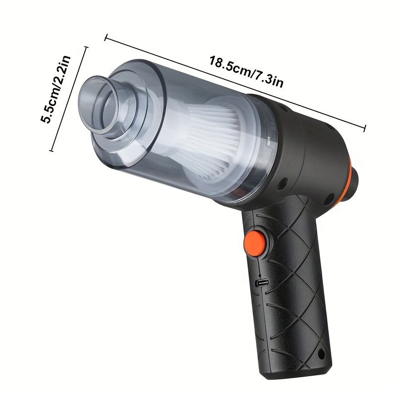 Vacuum Cleaner Car Cleaning High Power Mini Rechargeable Multi Function Blowing And Suction Car Handheld Small Car_autovado.com