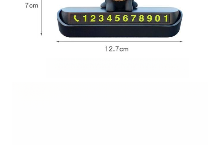 Creative Temporary Parking Plate, High-end Female Mounted Mobile Phone Number Holder, Car Transfer Card_autovado.com
