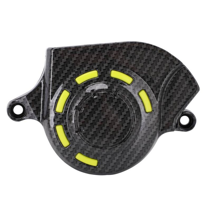 High-Performance Carbon Fiber Stator Cover For Dirt Bikes & Off-Road Motorcycles – Universal Fit, Lightweight & Durable Protection (13.5x10.5x3.5cm)_autovado.com