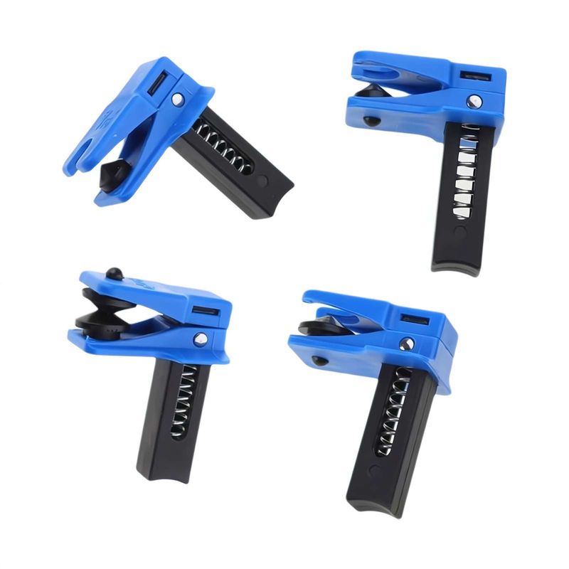 compatible With Multiple Sizes Automotive Repair And Maintenance Hardware Tools. 4-piece Set Of Vertical Oil Pipe Clamps_autovado.com