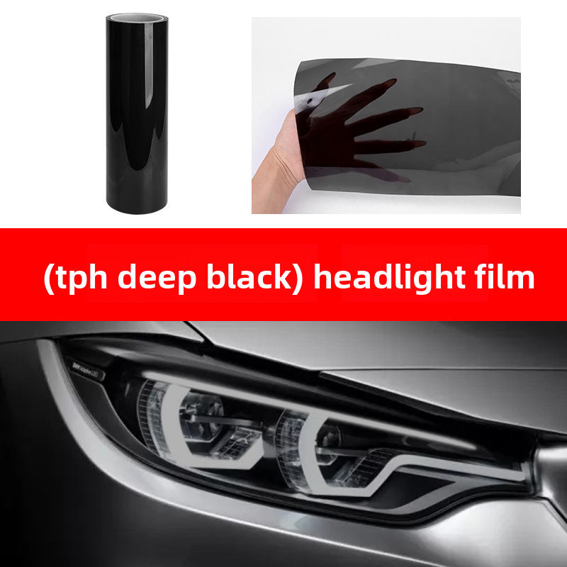 TPU Headlight Control Color Changing Self-Repairing Car Light Anti-Scratch Protective Blackened Taillight Film_autovado.com