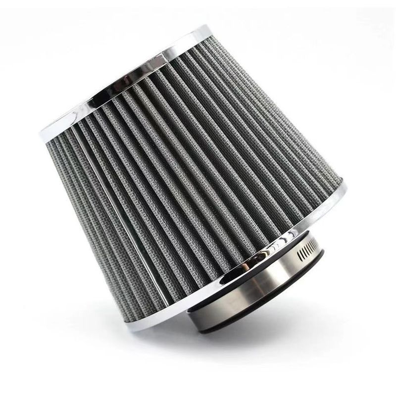 Car Modification 76mm High-flow Air Filter, Modified Mushroom Head Filter, Winter Mushroom Head Exhaust Gas Filter_autovado.com