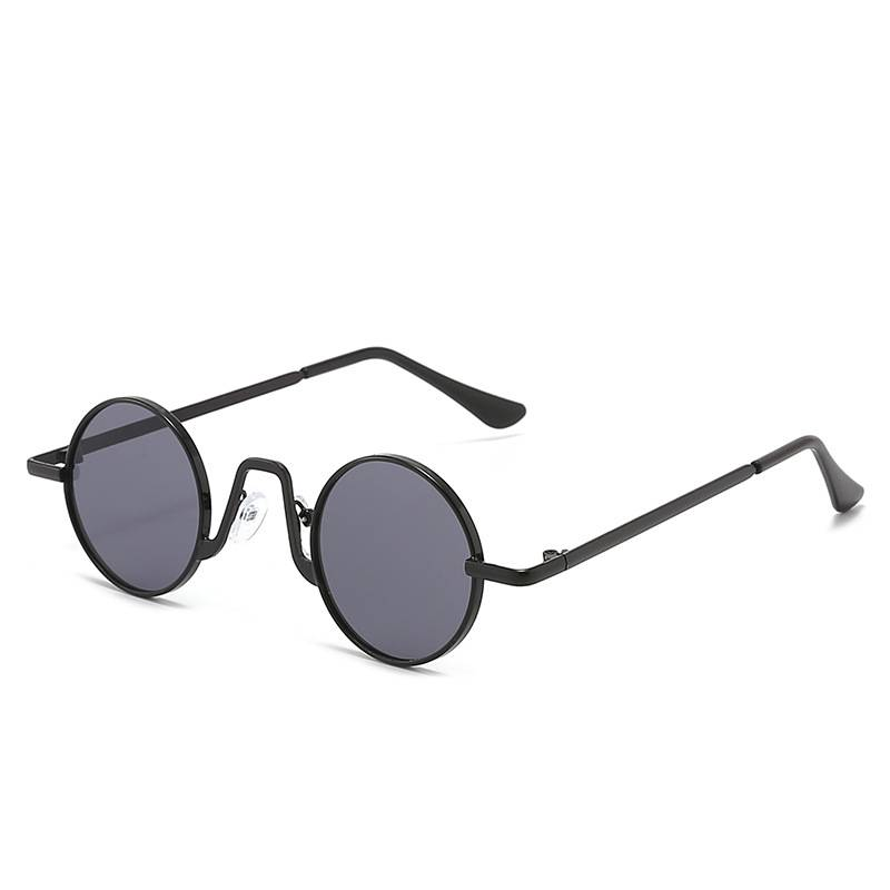 Unisex Prince Mirror Steampunk Retro Small Round Sunglasses Small Frame Sunglasses Glasses_autovado.com