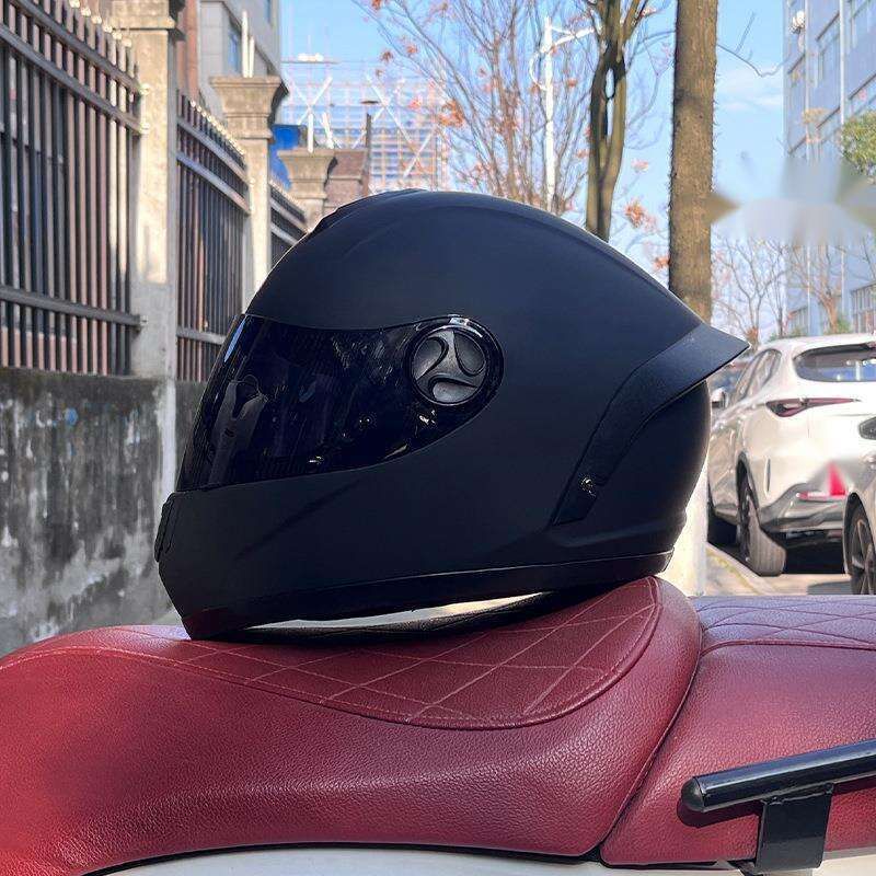 3C Certified National Standard Motorcycle Helmet, Full Helmet For Men Women, Winter Warmth And Safety, Seasons, Knight_autovado.com