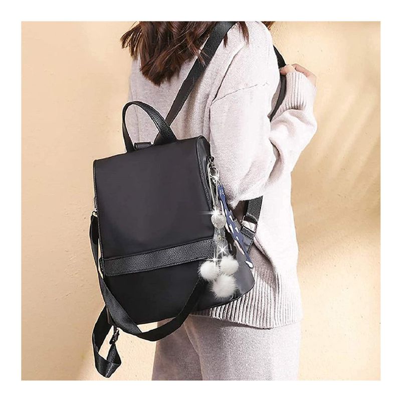 New Heart Hair Ball Rearview Mirror Decoration Car Diamond Pendant Female_autovado.com