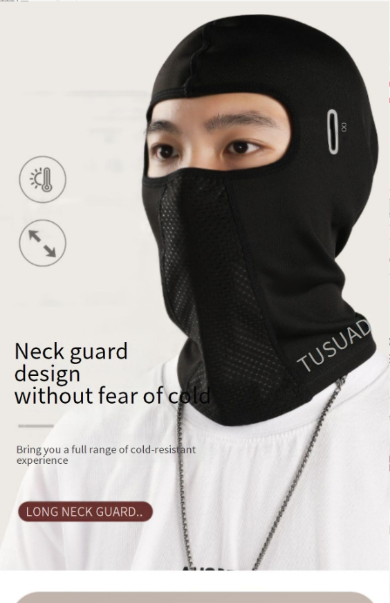 Sports & Entertainment Motorcycle riding head cover men's warm windproof cold proof mask winter motorcycle full helmet helmet lining_autovado.com