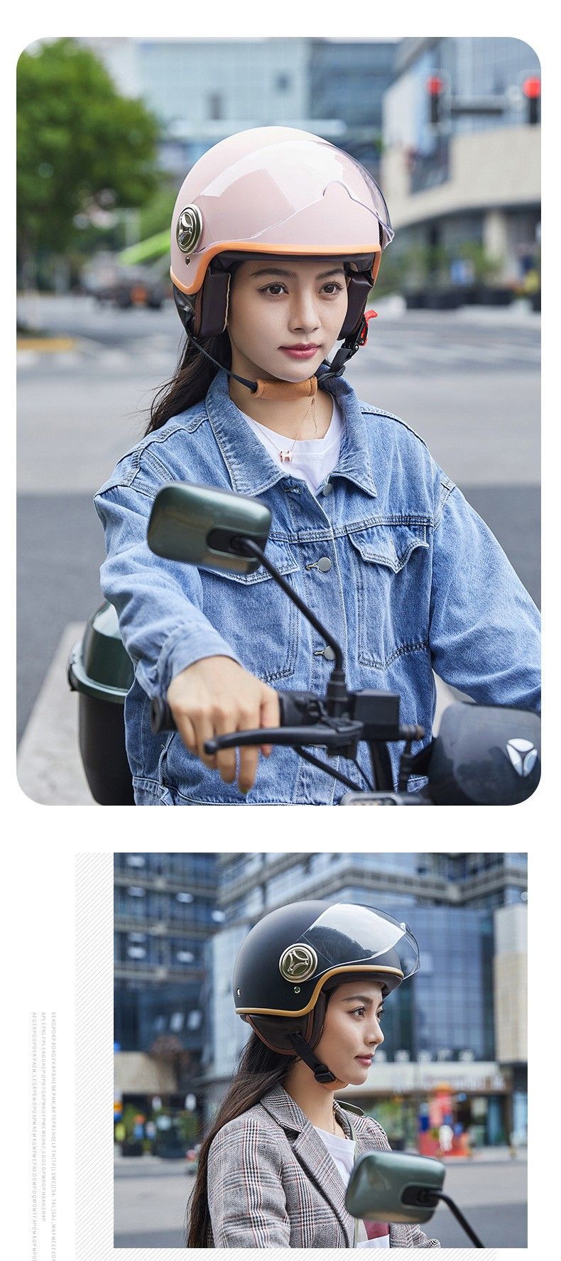 3/4 Motorcycle Helmet With Bluetooth & Cat-Ear Design – Lightweight ABS Shell, 3C Certified, Transparent Visor (Unisex Adult)_autovado.com