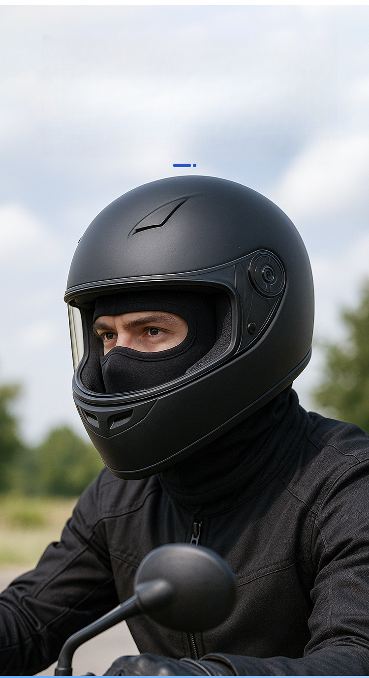New Cycling Sun Protection Mask Neck Guard Full Cotton Dustproof Breathable Head Cover Sunshade Motorcycle Helmet Liner_autovado.com