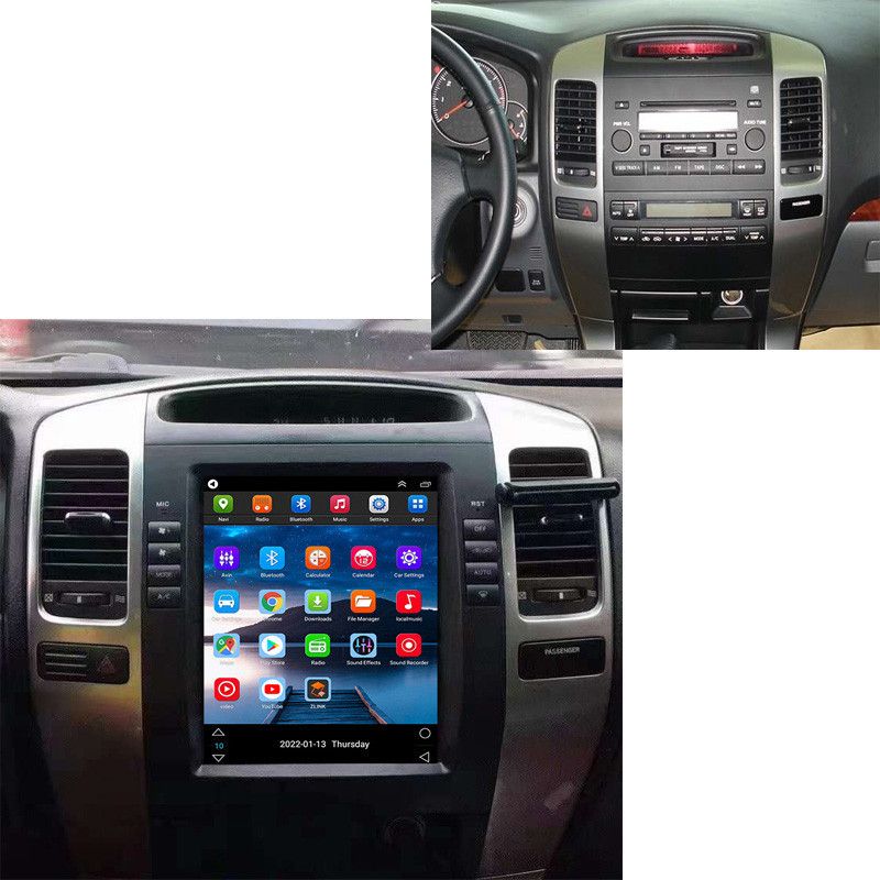 Suitable for Prado vertical screen navigation system Prado GX40 car large screen central control display integrated machine_autovado.com
