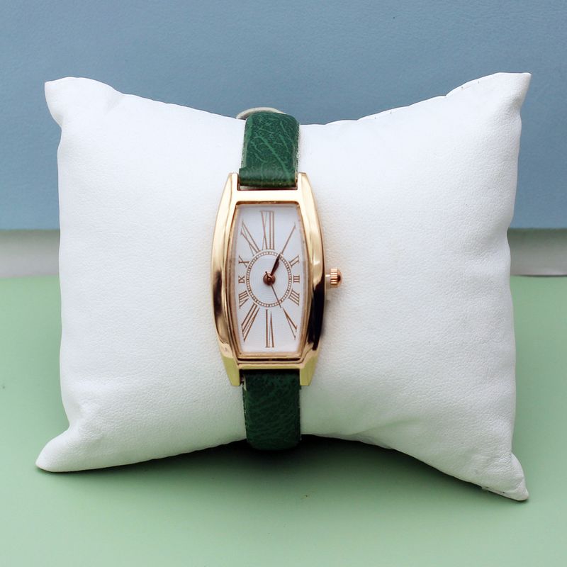 Women's square watch belt quartz watch_autovado.com