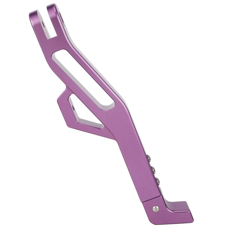 Universal Motorcycle Side Stand Adjustable Kickstand For Custom Bike Modifications - Black/Gold/Purple (32x8x3cm)_autovado.com