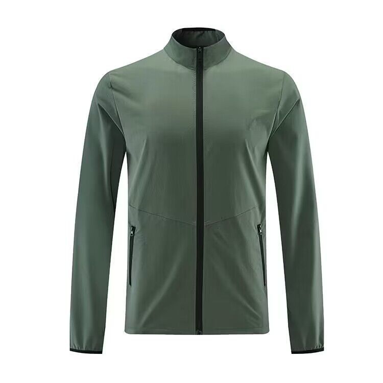 Men's Clothing Casual Jacket Thin Quick-Drying Stand-Up Collar Outdoor Sports Casual Versatile Jacket _autovado.com