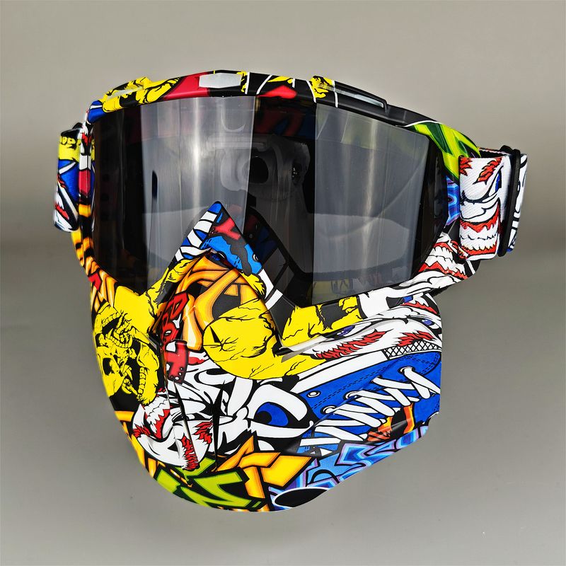 Detachable Motorcycle Snow Goggles With UV400 Protection – Windproof, Anti-Dust, Unisex Riding Mask – Multiple Lens Colors Available_autovado.com
