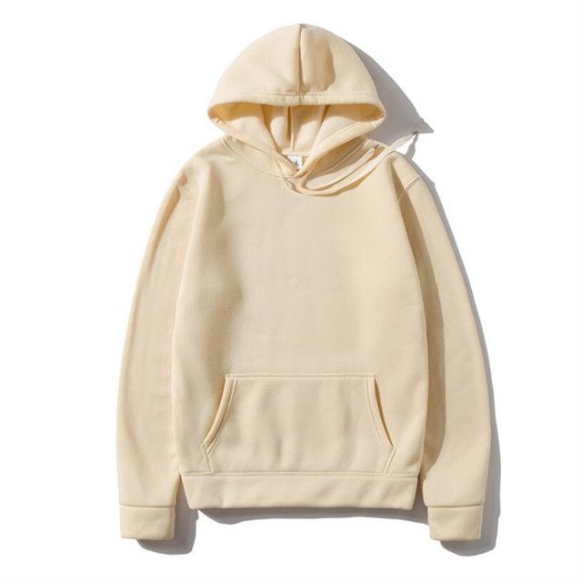 Men's Clothing heavy large size solid color hooded sweatshirt hoodie sweatshirt _autovado.com