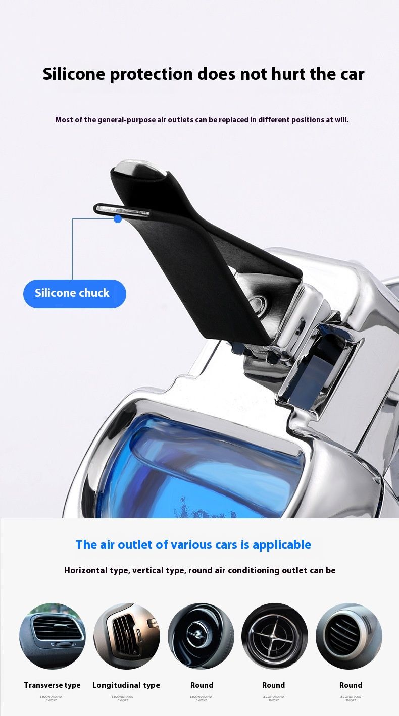 New Car Perfume Air Outlet Car New Helmsman Aromatherapy Creative Car Interior Jewelry Yifan Smooth Air Outlet Perfume_autovado.com