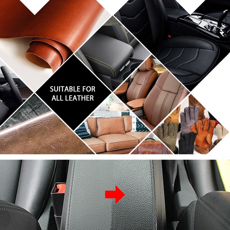 Homonth Automotive Leather Polish, Car Interior Leather Seat Leather Maintenance Refurbishment Decontamination Cleaning Agent_autovado.com