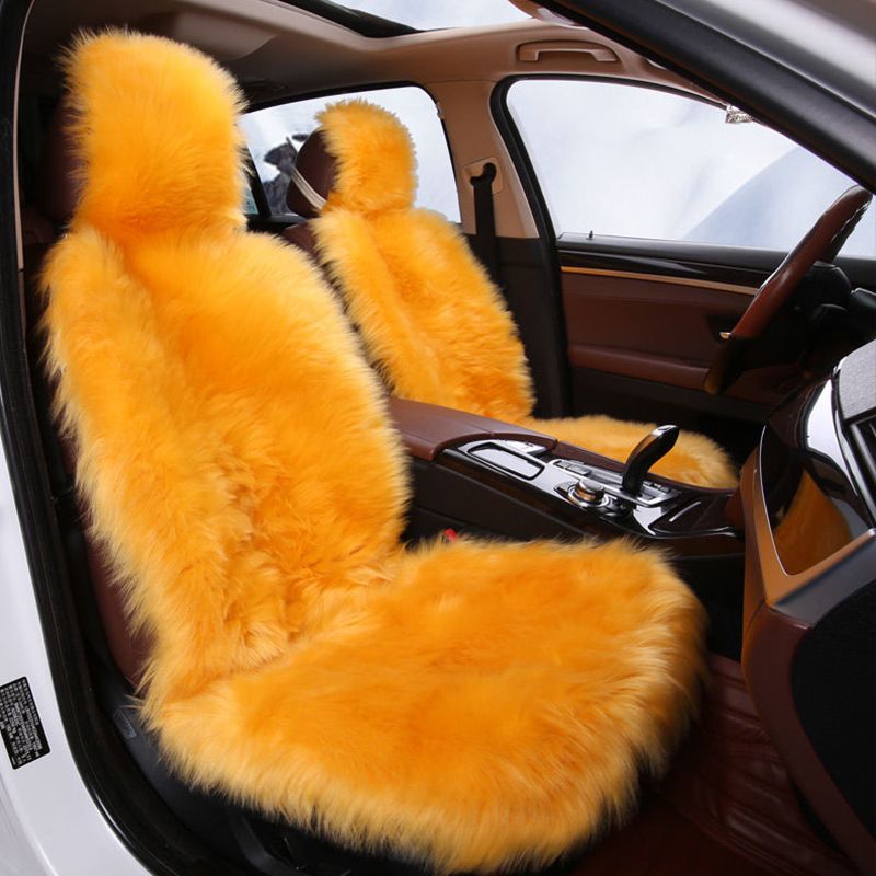 Plush Seat Cushion With Backrest Universal Seat Cushion Seat Cover_autovado.com