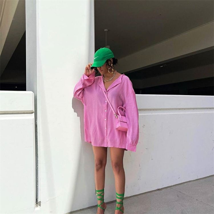 Women's Clothing sexy two-piece suit for women beach sunscreen shirt shorts suit_autovado.com