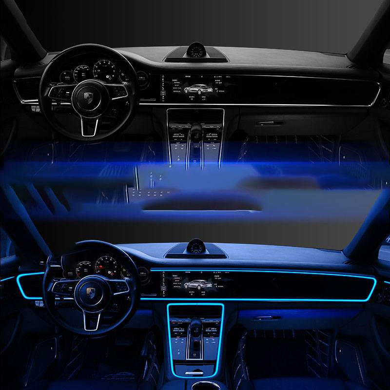 EL cold light guide car atmosphere light bar car atmosphere light universal model _autovado.com