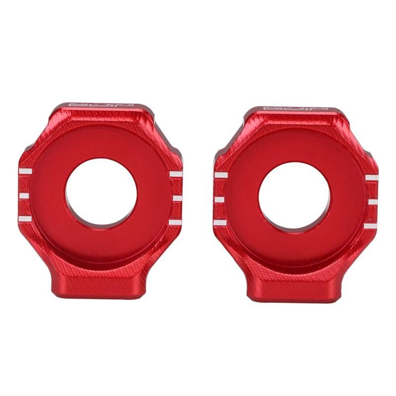 JFG J-2001 Motorcycle Chain Adjuster For Dirt Bike Rear Wheel - Universal Fit For Off-Road Modifications (Black/Red/Blue/Gold/Orange)_autovado.com
