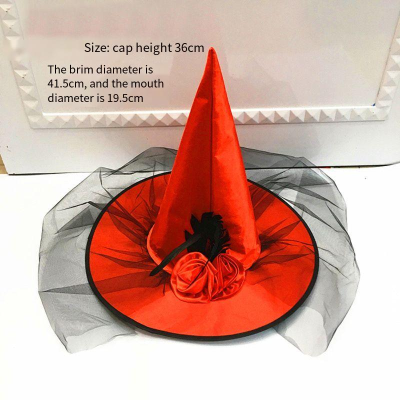 Unisex Halloween hat children adult masquerade dress up witch hat party supplies wizard hat witch hat_autovado.com