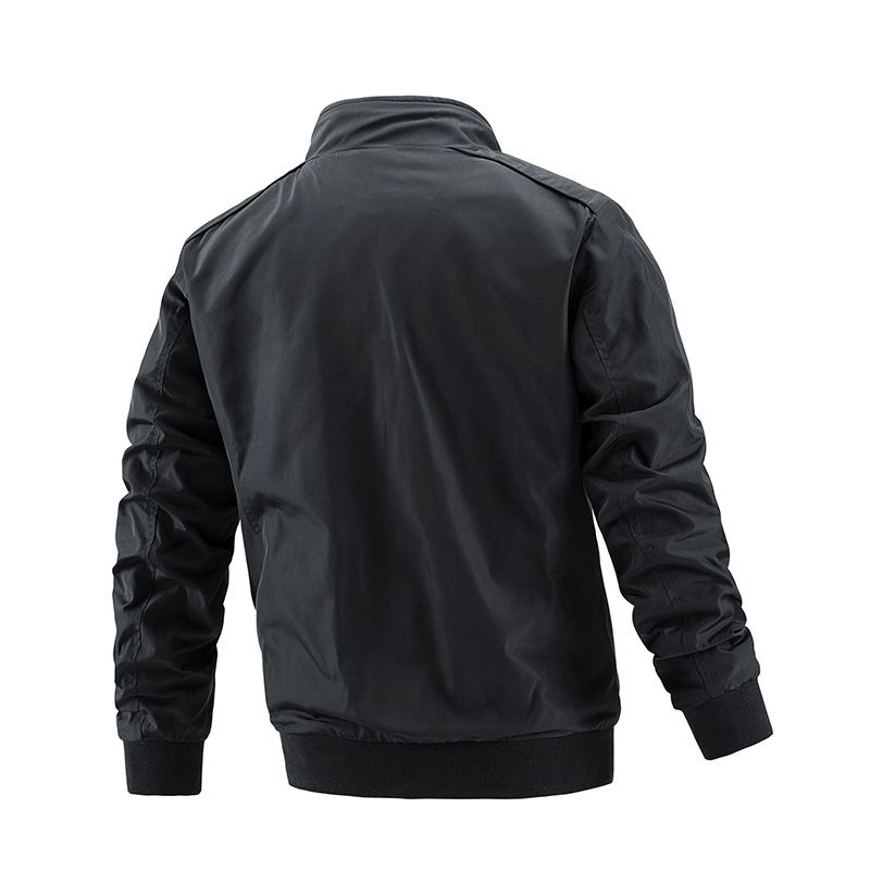 Men's Clothing Thin Jacket Spring and Autumn Coat Men's Large Size Casual Windbreaker Style_autovado.com