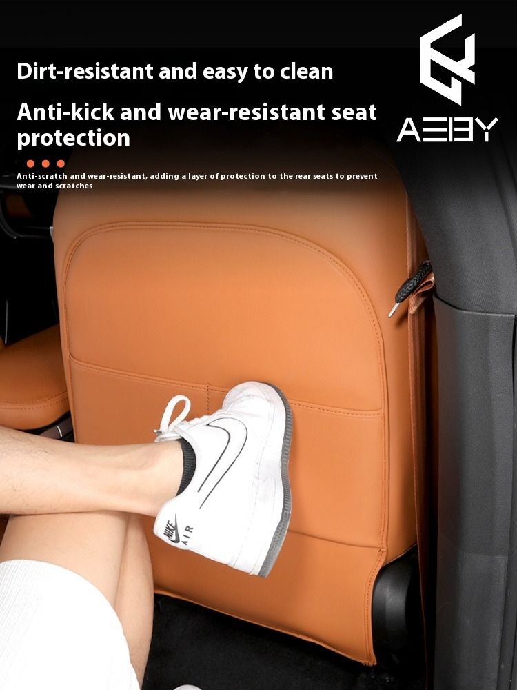 AEBY Car Anti-Kick Mats In The Rear Seats For XPENG G9 2022-2025 Dirt-Resistant And Wear-Resistant Modified Interior_autovado.com