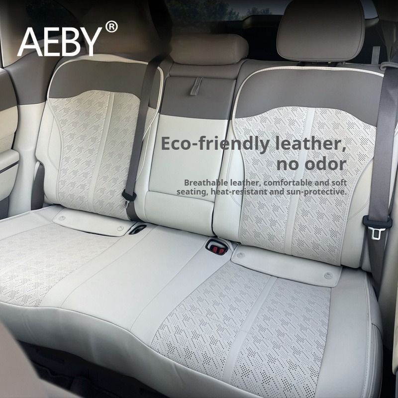 AEBY For ZEEKR 7X 2025 Car Seat Cushion Backrest Set Custom Fit Anti-slip Bottom Easy Install All-Season Covers 2024 New_autovado.com