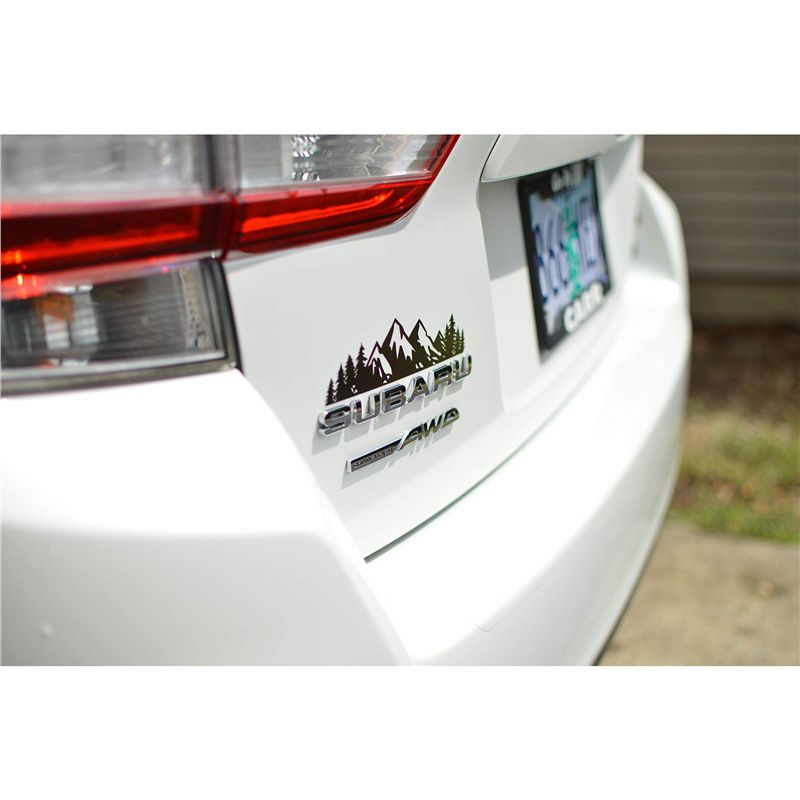 X-100 Yuutoo Hot Selling Forest Snow Mountain Emblem Decorative Personalized Creative Car Stickers_autovado.com