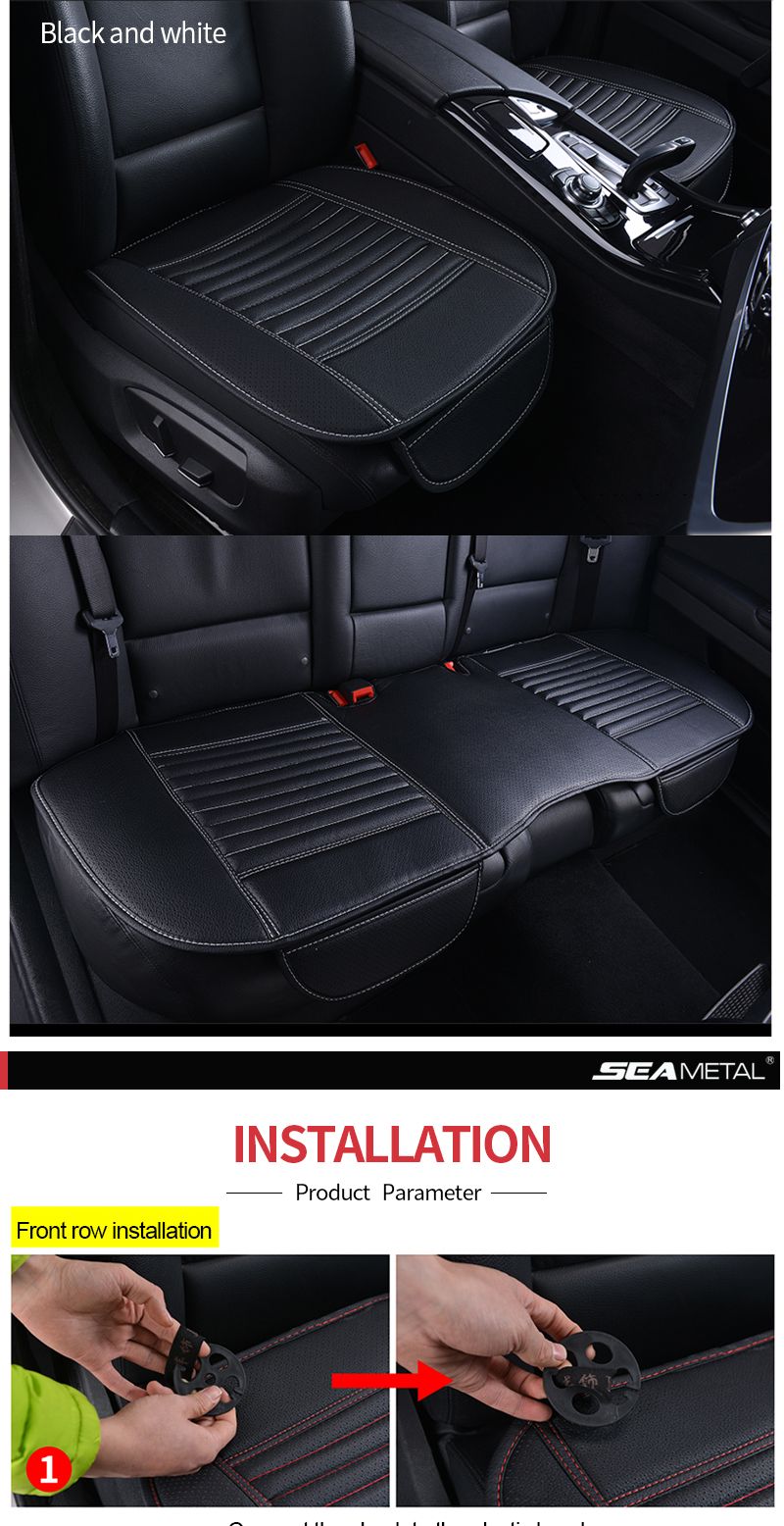 Car Seat Covers Automobiles Interior Seats Cover Cushion Universal PU Leather Seat-Cover Auto Protector Mats Accessories_autovado.com
