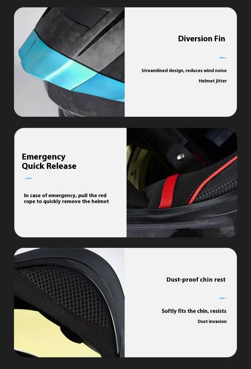 DOT-Certified Carbon Fiber Full-Face Motorcycle Helmet – Ultra-Lightweight 3K/12K/Forged Carbon With Bluetooth, All-Season Riding Protection (M-XXL)_autovado.com