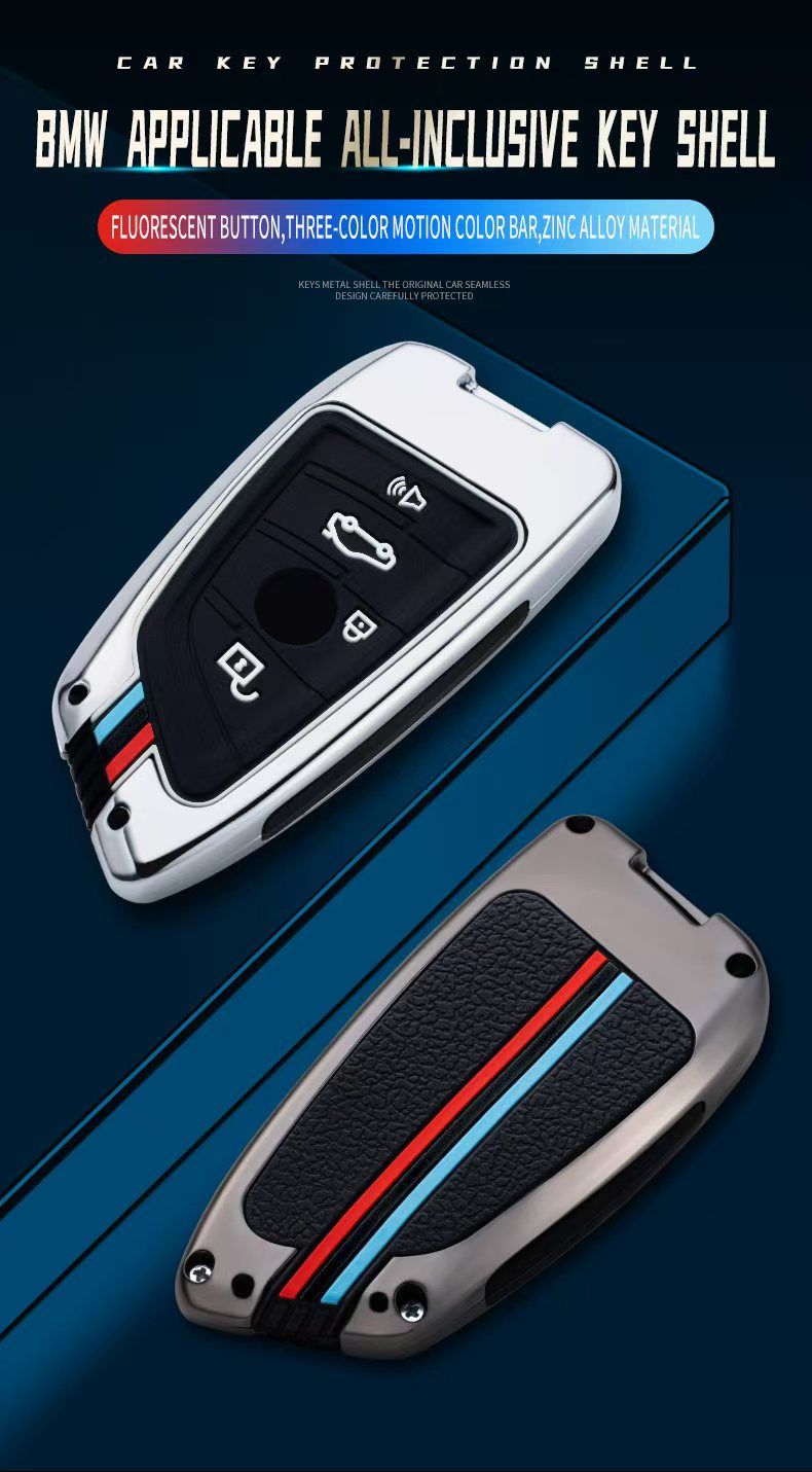FOR BMW Car Key Case For BMW Series 1, 3, 5, 6, 7, X1, X2, X3, X4, X5, X6, X7, F10, F15, F16, F20, F30, F18, F25, M3, M4, E34_autovado.com
