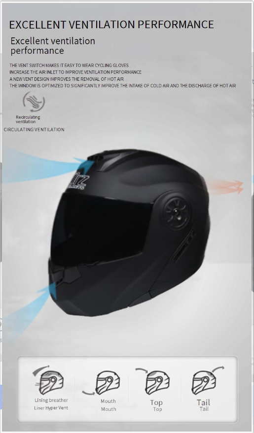 Motorcycle Accessories & Parts full face helmet flip up helmet small helmet body four seasons full coverage non motorcycle helmet_autovado.com