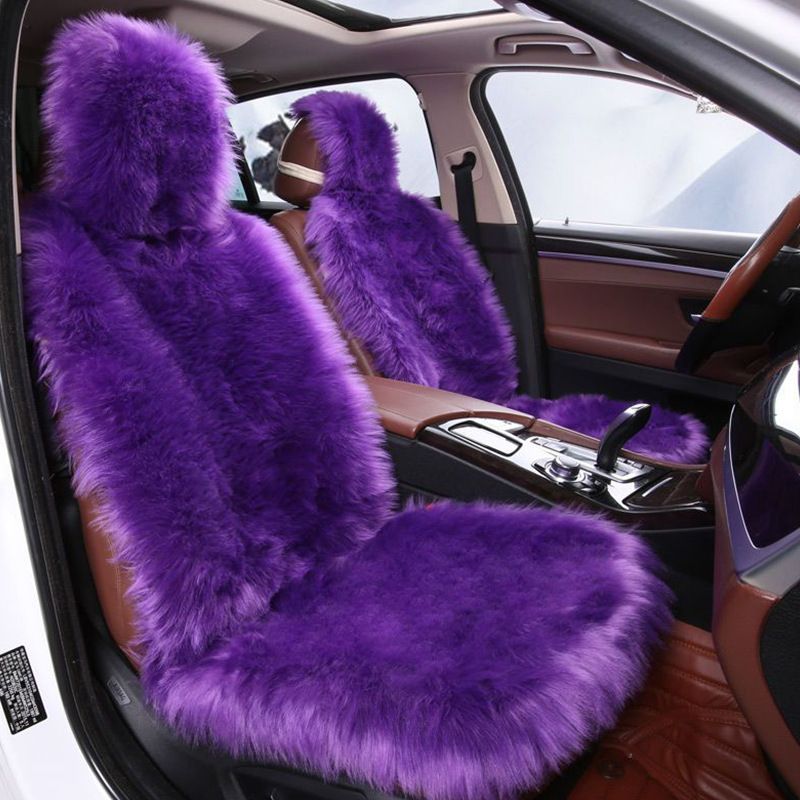 Plush Seat Cushion With Backrest Universal Seat Cushion Seat Cover_autovado.com