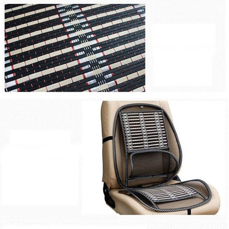 Ventilation Breathable Interior Accessories Chair Massage Lumbar Car Seat Cooling Support Waist Cushion Auto Back Pad_autovado.com