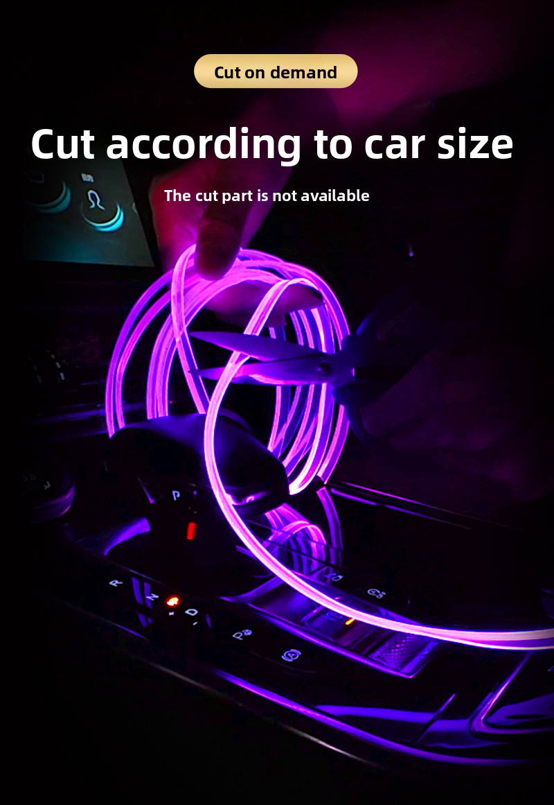 Car Atmosphere Interior Modification USB Sound Cold Colorful Remote Control Wireless Guide Rhythm Light Strip_autovado.com