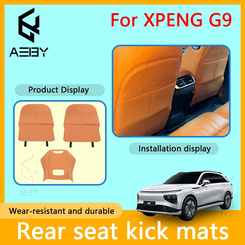 AEBY Car Anti-Kick Mats In The Rear Seats For XPENG G9 2022-2025 Dirt-Resistant And Wear-Resistant Modified Interior_autovado.com
