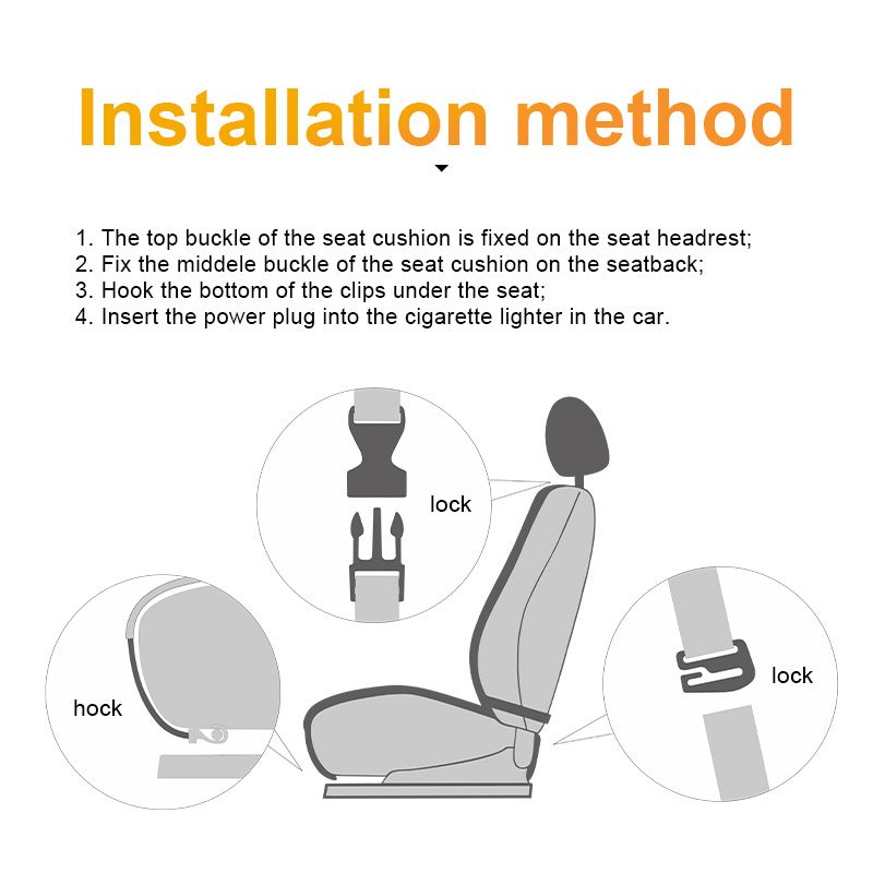 Universal 12V Heating Pad Soft Heated Cover Upgraded Wideth Warm Winter Seat Protector Car Accessories_autovado.com