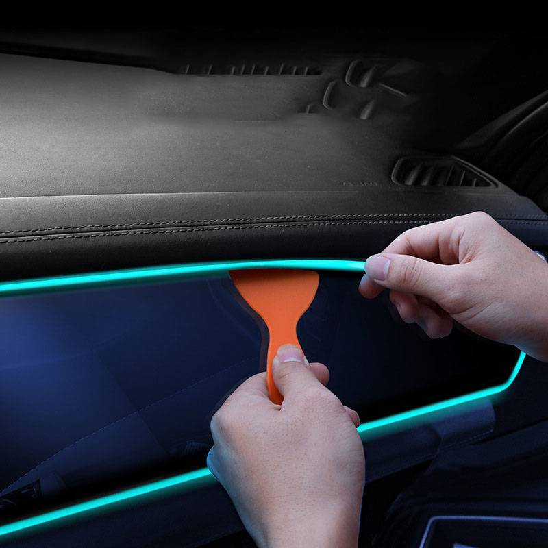 EL cold light guide car atmosphere light bar car atmosphere light universal model _autovado.com