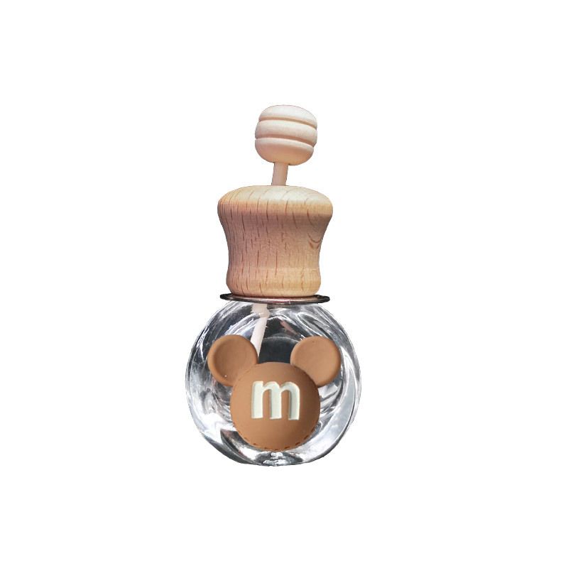 Cartoon milk tea car perfume bottle empty bottle Internet celebrity car air outlet aromatherapy clip ins decoration decoration supplies_autovado.com